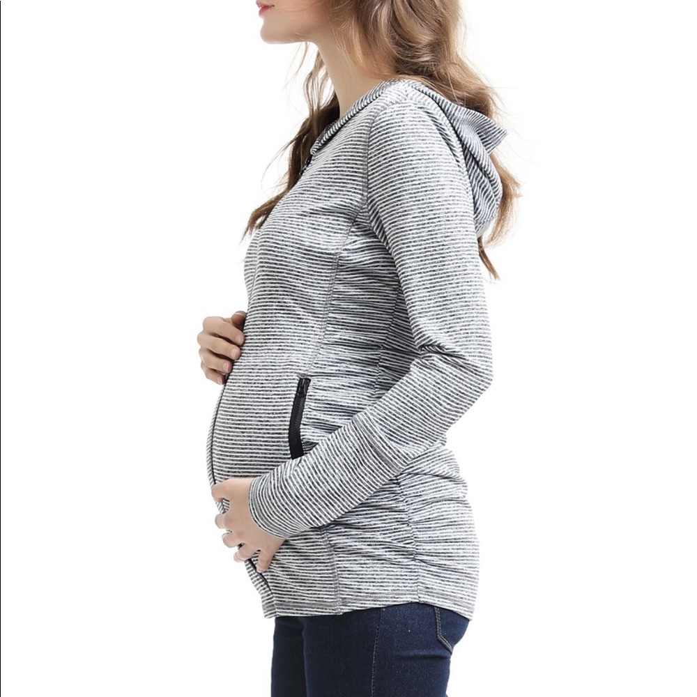 Designer maternity hoodie Kimi & Kai sz large